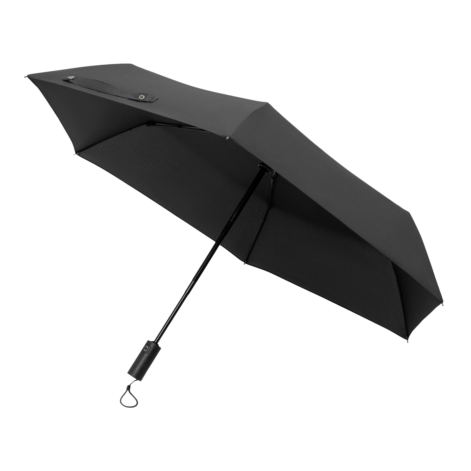 Зонт складной Filton, черный (с функцией Safety System)-0