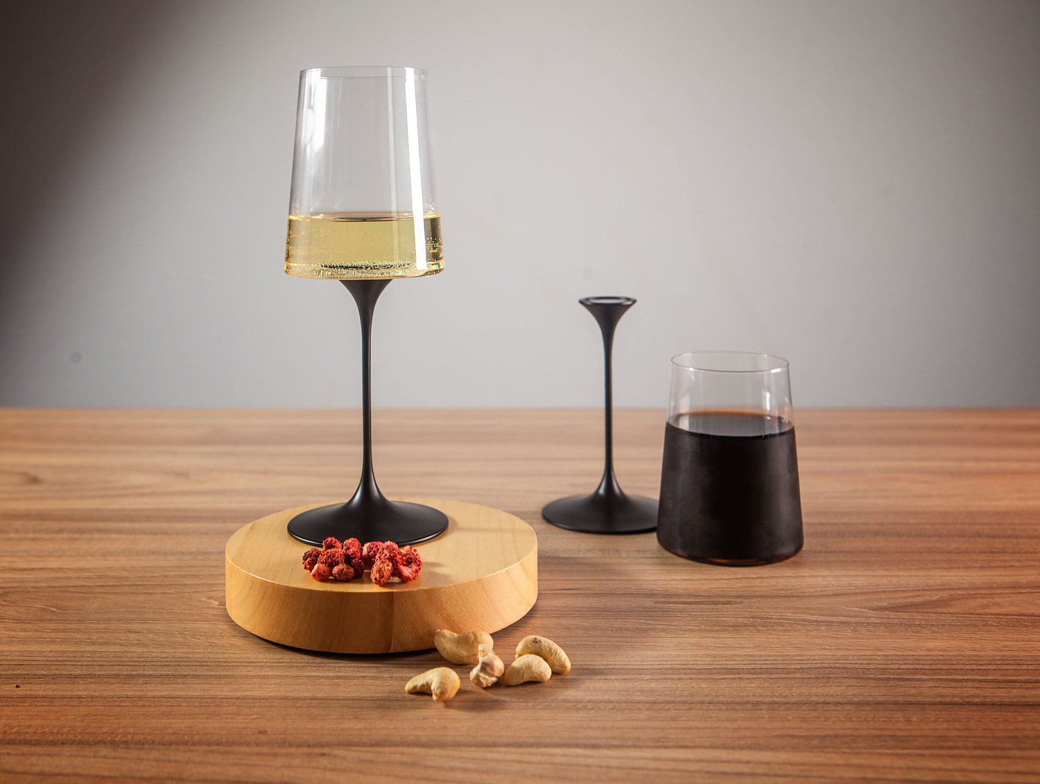 Хрустальный бокал для красного вина на магните Trebonn SplitGlass, 2 шт, 450 мл-9