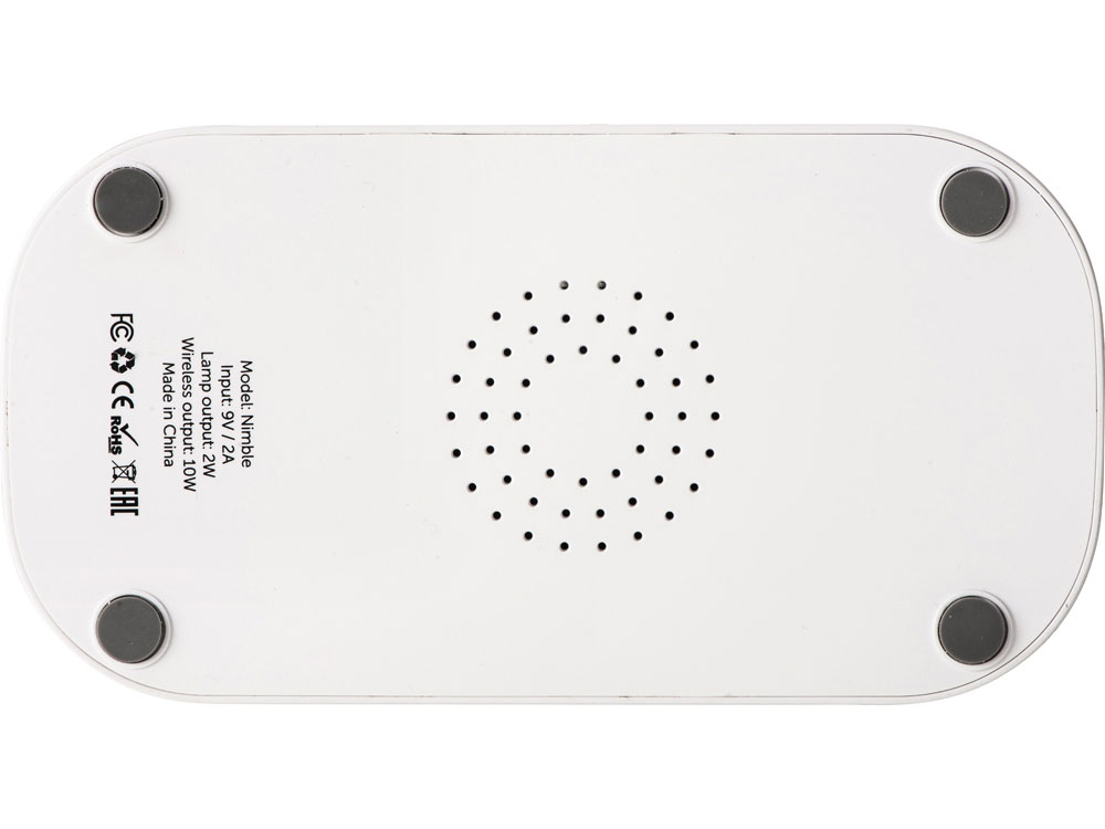 Настольный светильник с беспроводной зарядкой Nimble, 10 Вт-5