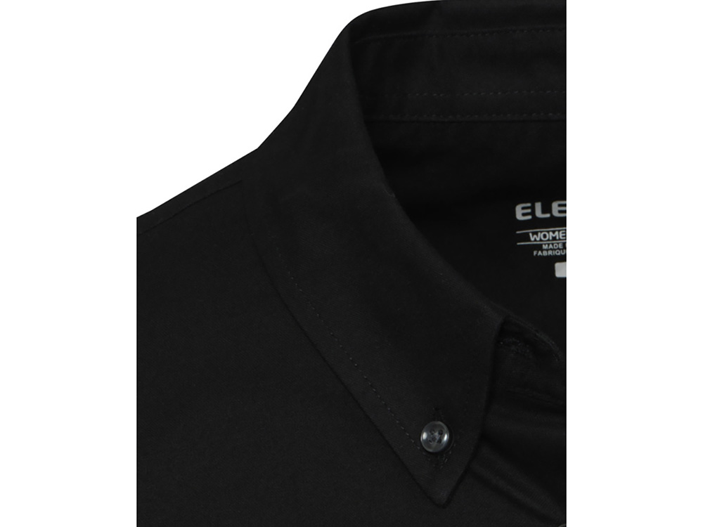 Sphene женская рубашка оксфорд - сплошной черный-3