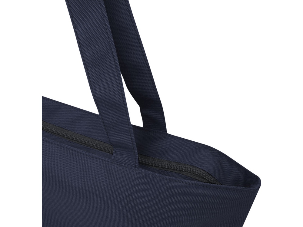 Panama эко-сумка на молнии из переработанных материалов по стандарту GRS объемом 20 л - Нейви-3