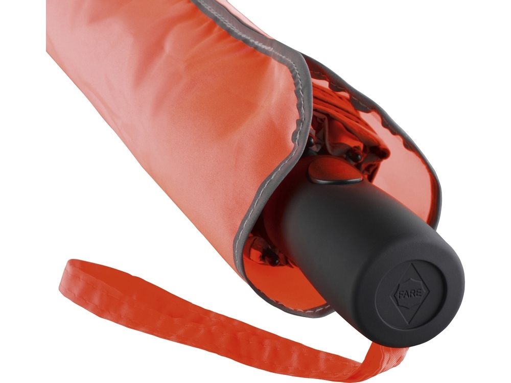 Зонт складной 5547 Pocket Plus полуавтомат, оранжевый-7