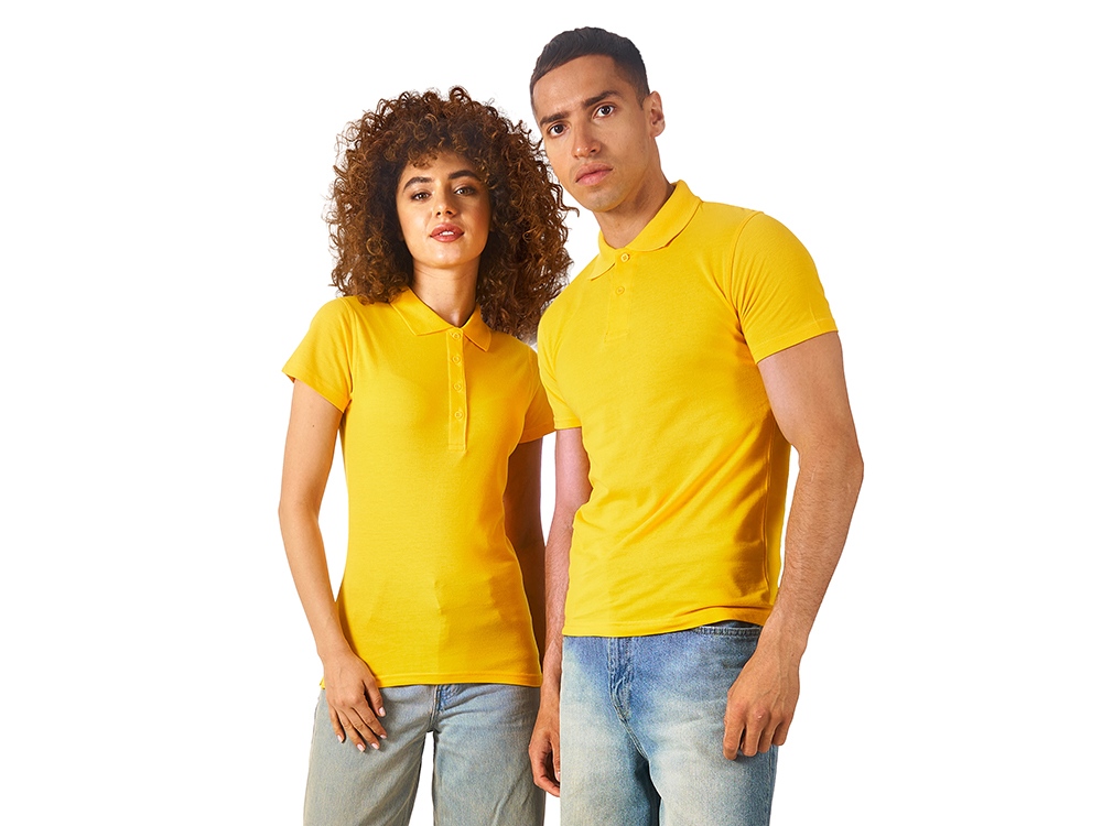 Рубашка поло First женская, золотисто-желтый-4