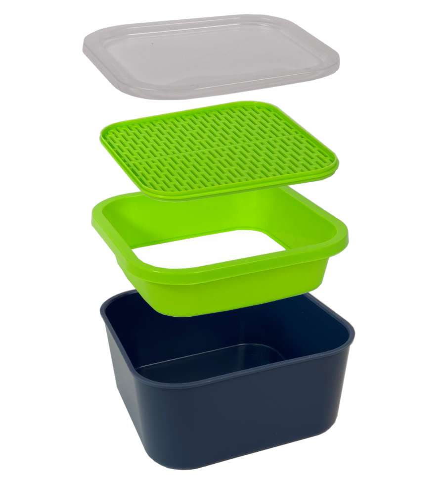 Проращиватель "Моя микрозелень", зеленый, белый-5