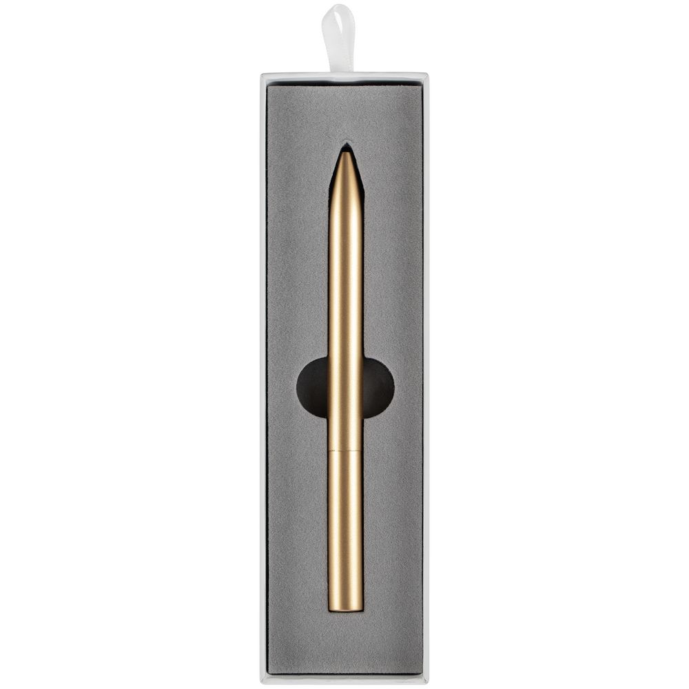 Ручка шариковая Superbia, золотистая-1