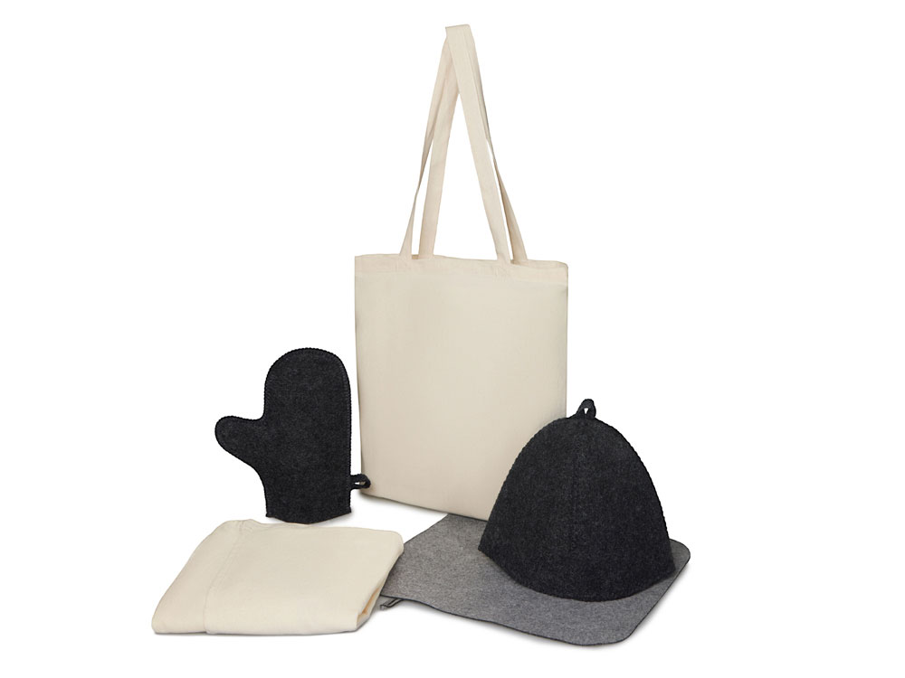 Банный набор с парео Healing Light, женский, серый-0