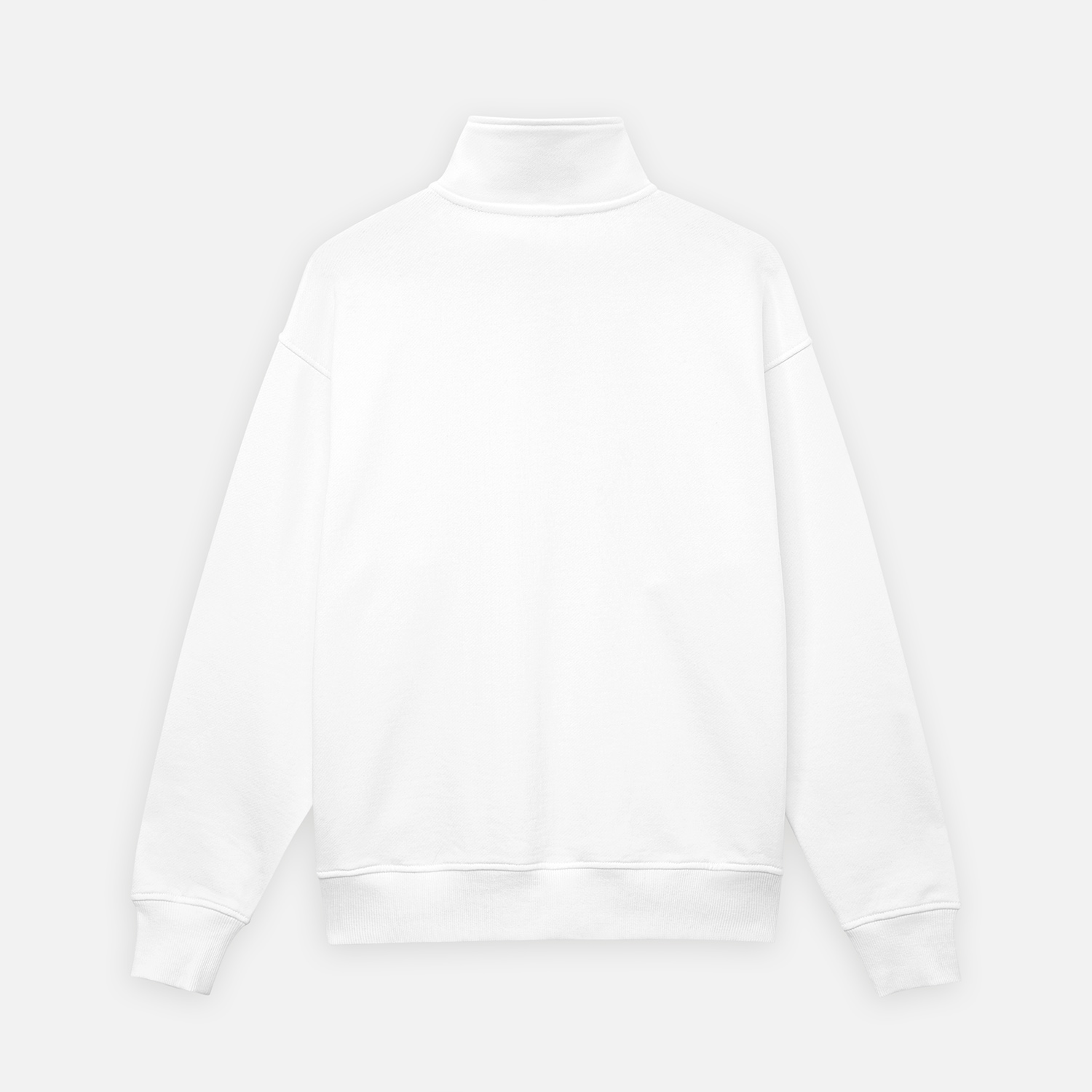 Толстовка на молнии унисекс Флоу (Flow), белая-8