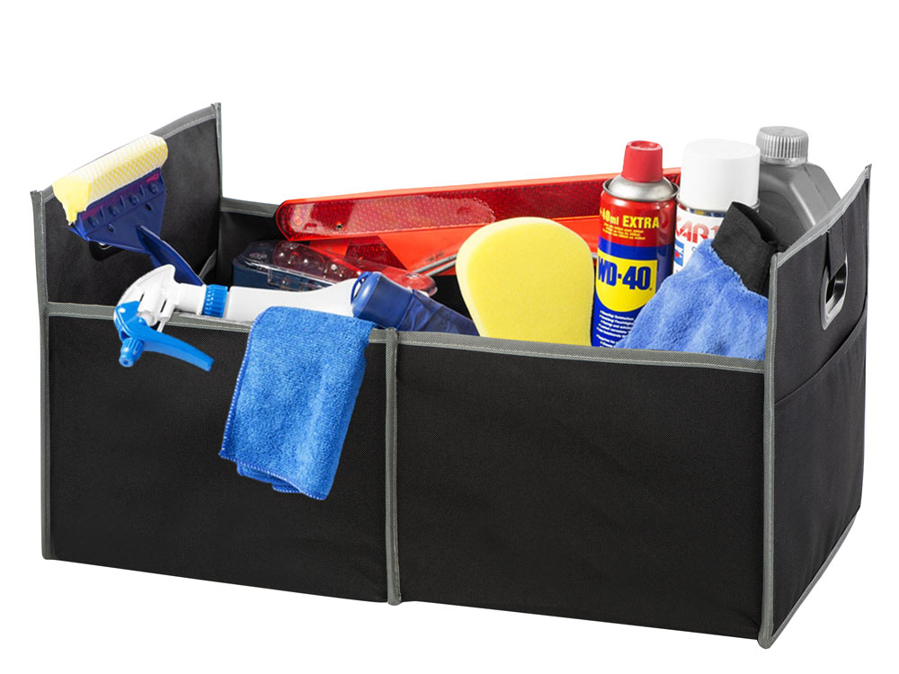 Органайзер-гармошка для багажника Conson, черный/серый-1