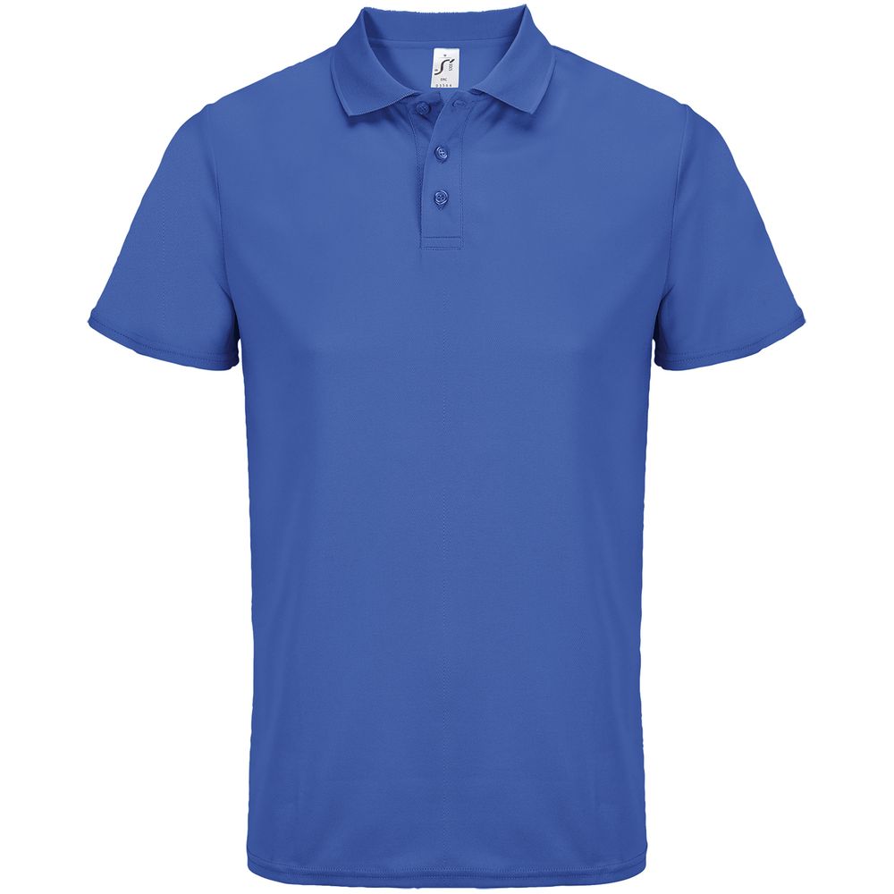 Рубашка поло унисекс Pitcher, ярко-синяя (royal)-0