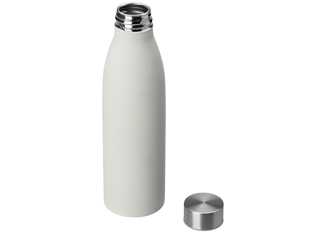 Стальная бутылка Rely, 650 мл, белый, off white-1
