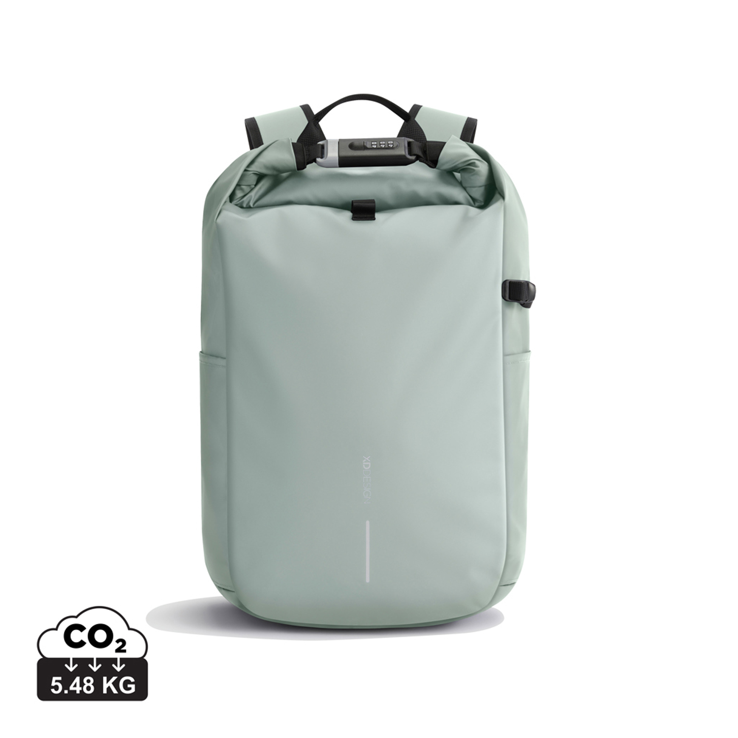 Антикражный рюкзак Urban Roll-top, зеленый-7