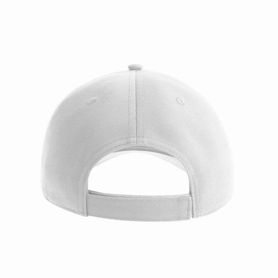 Бейсболка FIJI, 5 клиньев, застежка на липучке, белый-4