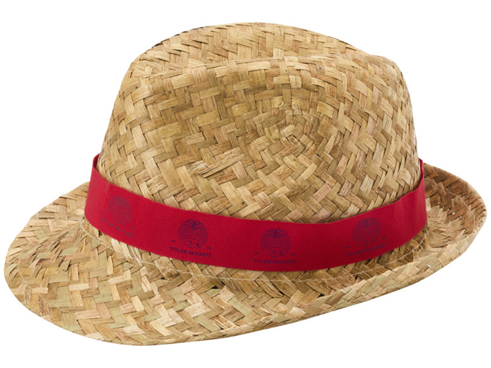 Pricus соломенная шляпа - Красный / Натуральный-4