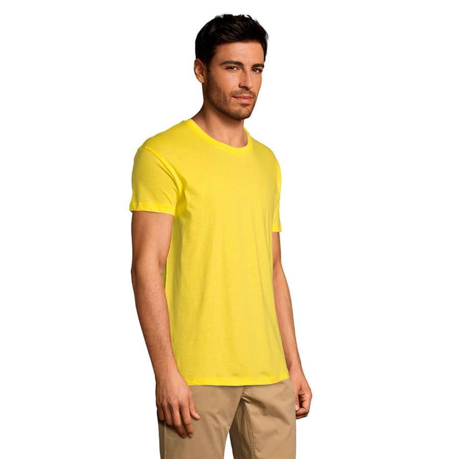Футболка унисекс REGENT 150, лимонный-3