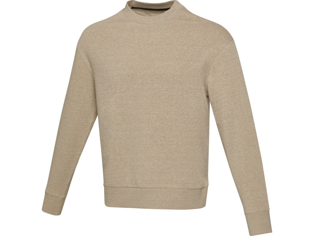 Jet унисекс Aware™ свитер с круглым вырезом из переработанных материалов - Oatmeal-0