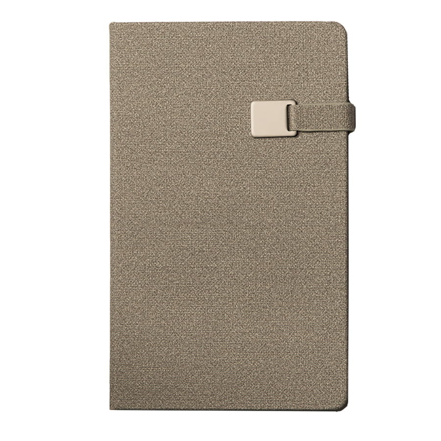 Ежедневник недатированный Linnie, формат А5,в линейку, серый-1