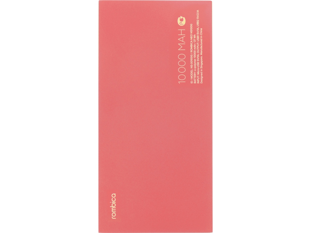Внешний аккумулятор Rombica NEO NS100R, красный-5