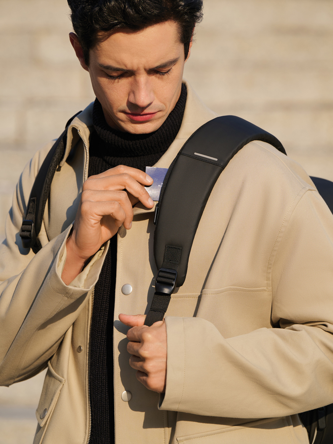 Антикражный рюкзак Bobby Edge из rPET AWARE™, 16’’-42