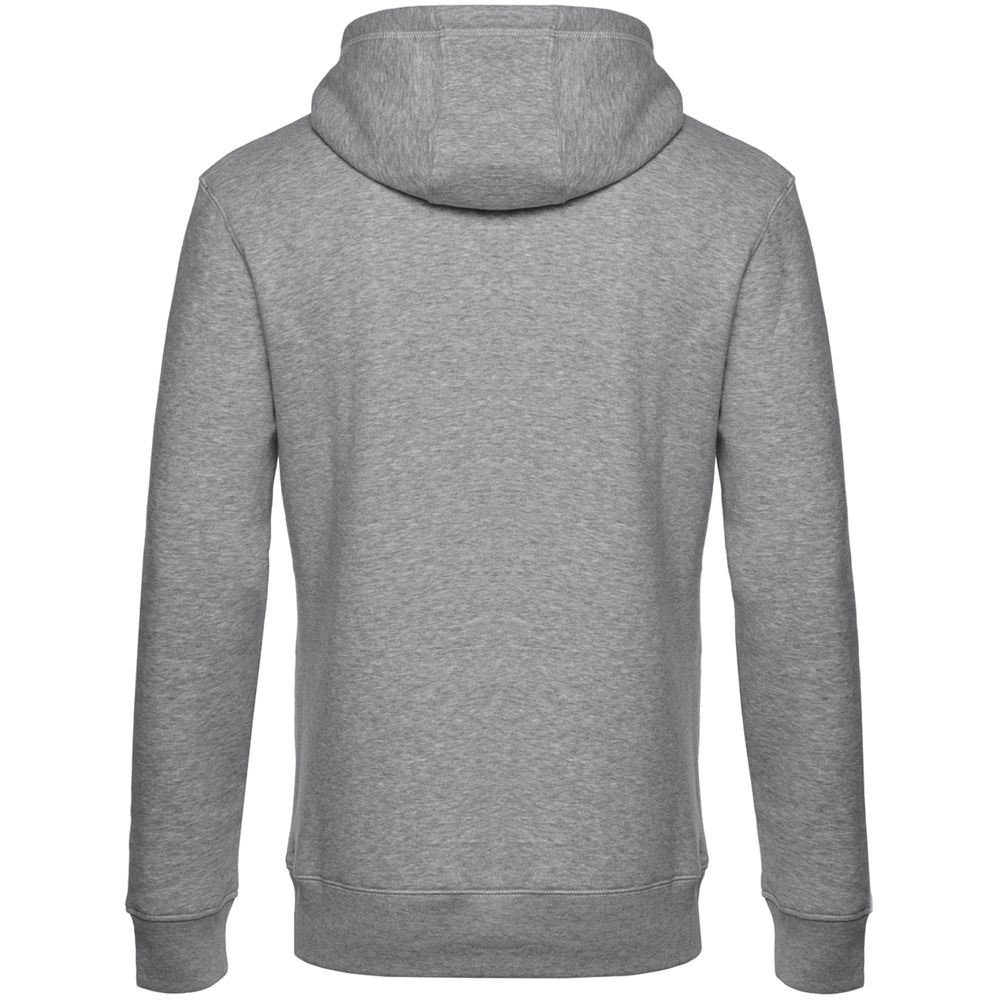 Толстовка с капюшоном унисекс King, серый меланж-2