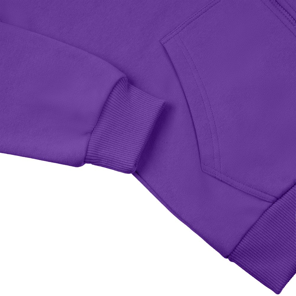 Толстовка на молнии с капюшоном Siverga Heavy 2.0, фиолетовая-3