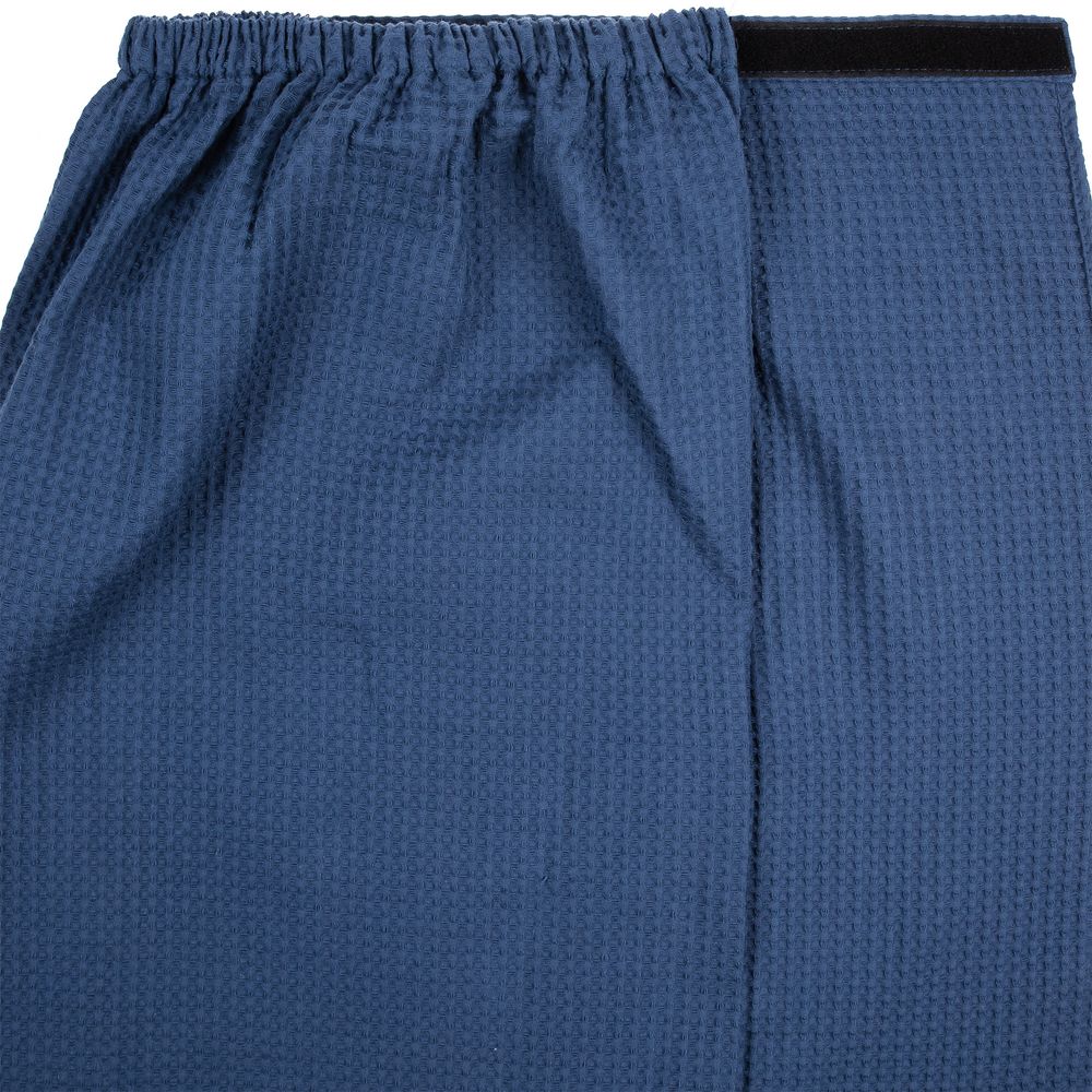Килт вафельный мужской Onsen, темно-синий, единый размер-1