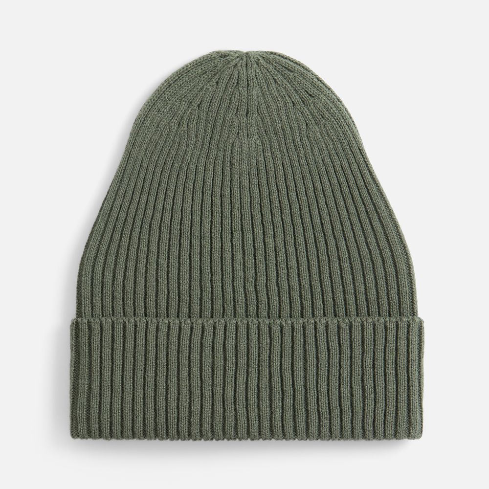 Шапка Catch Match без помпона, зеленая (полынь)-0