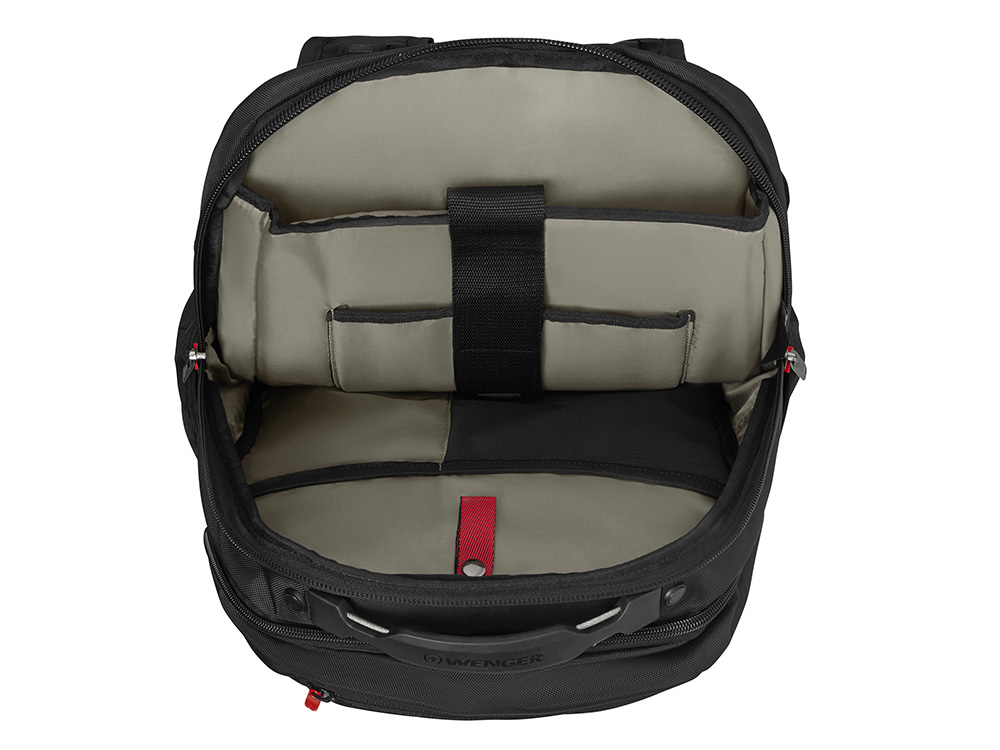 Рюкзак WENGER Cosmic 17, чёрный, переработанный ПЭТ/ПВХ/полиэстер, 34 x 23 x 49 см, 30 л-4