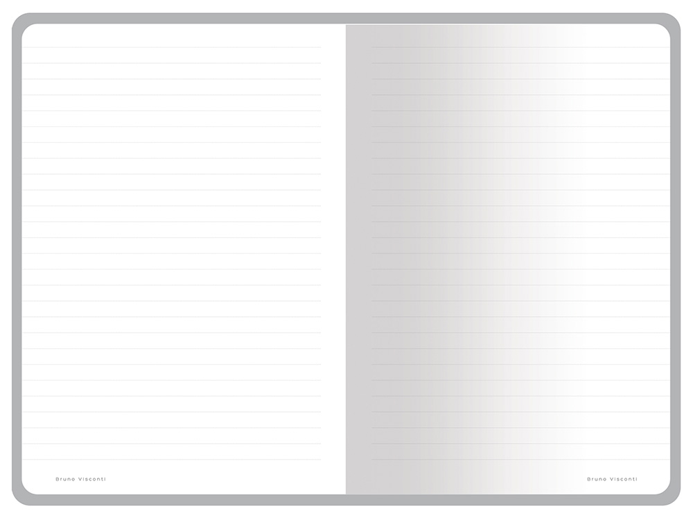 Тетрадь с каменной бумагой А5 Carrara 40 л., линейка, белый-5