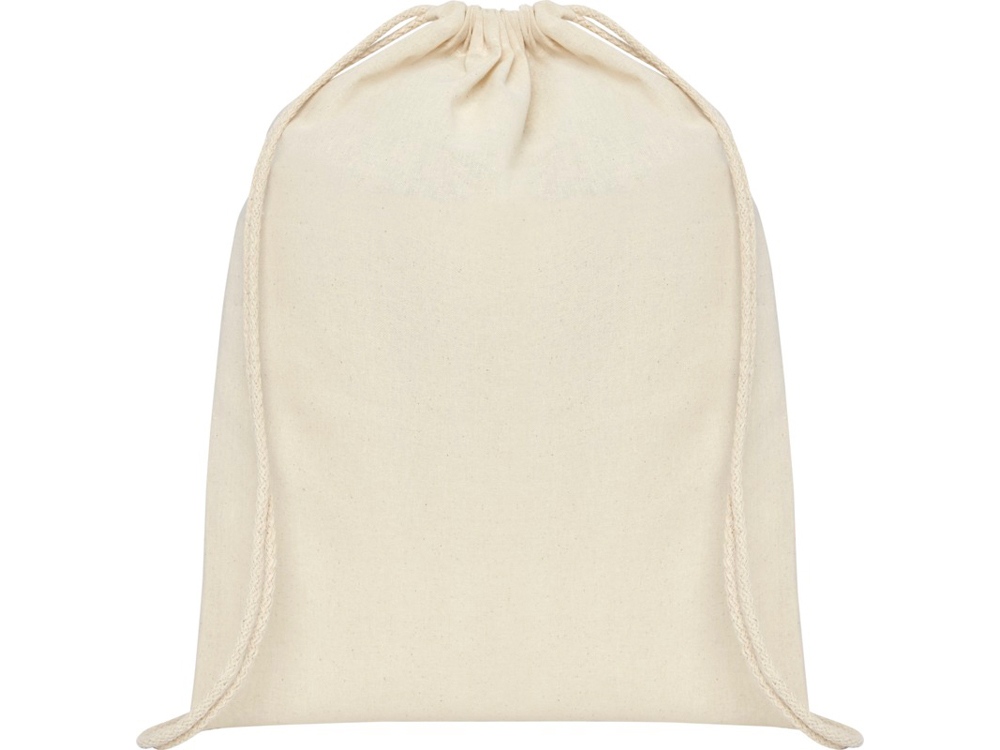 Рюкзак со шнурком Oregon хлопка плотностью 140 г/м2, natural-1