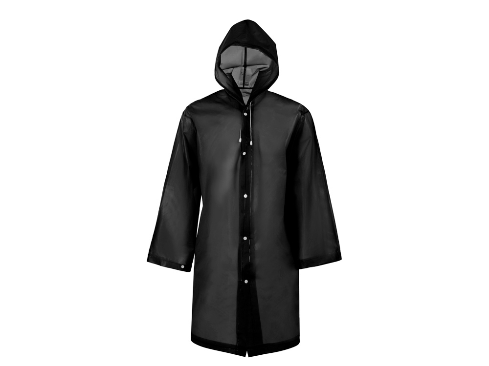 Дождевик Hawaii light c чехлом унисекс, черный-2