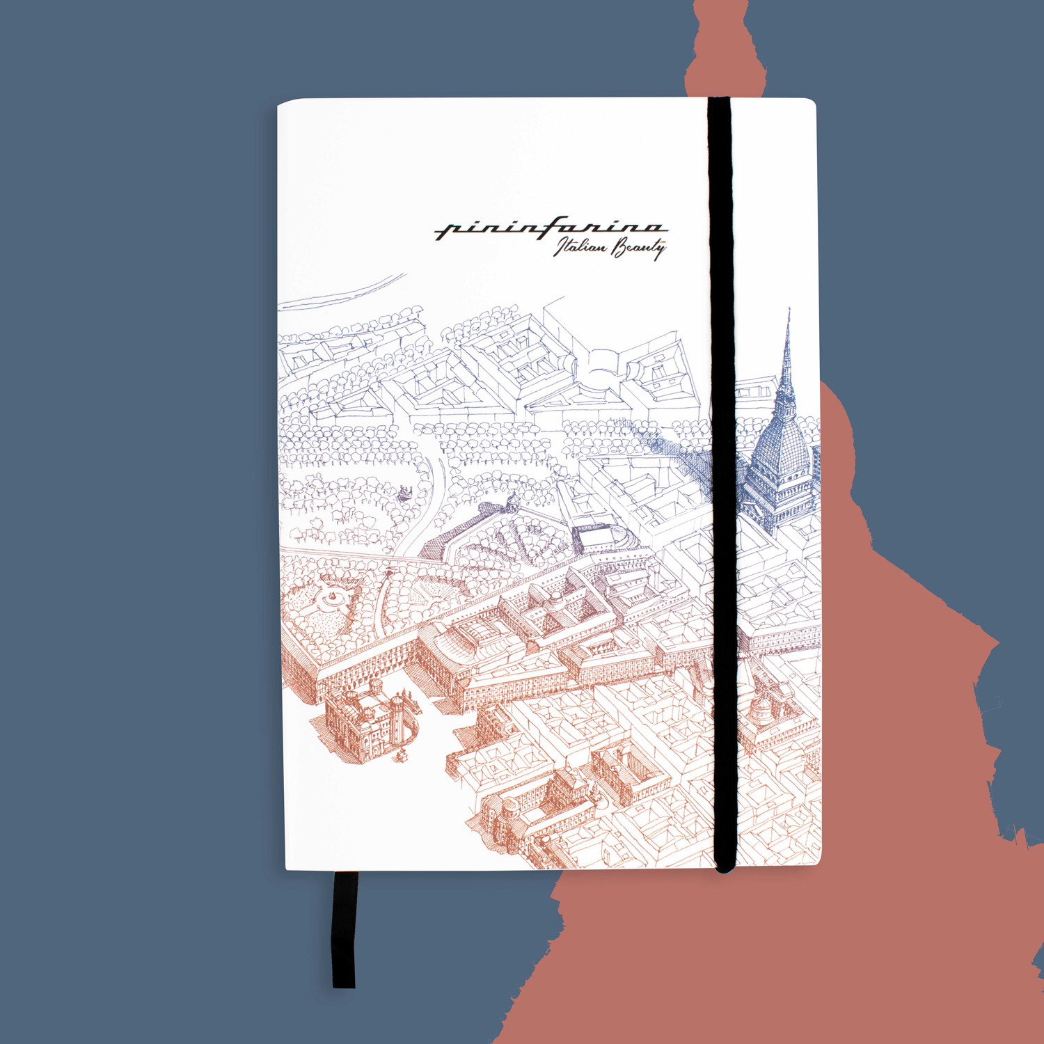 Блокнот линованный Pininfarina ITALIAN BEAUTY TORINO из каменной бумаги, А5-2