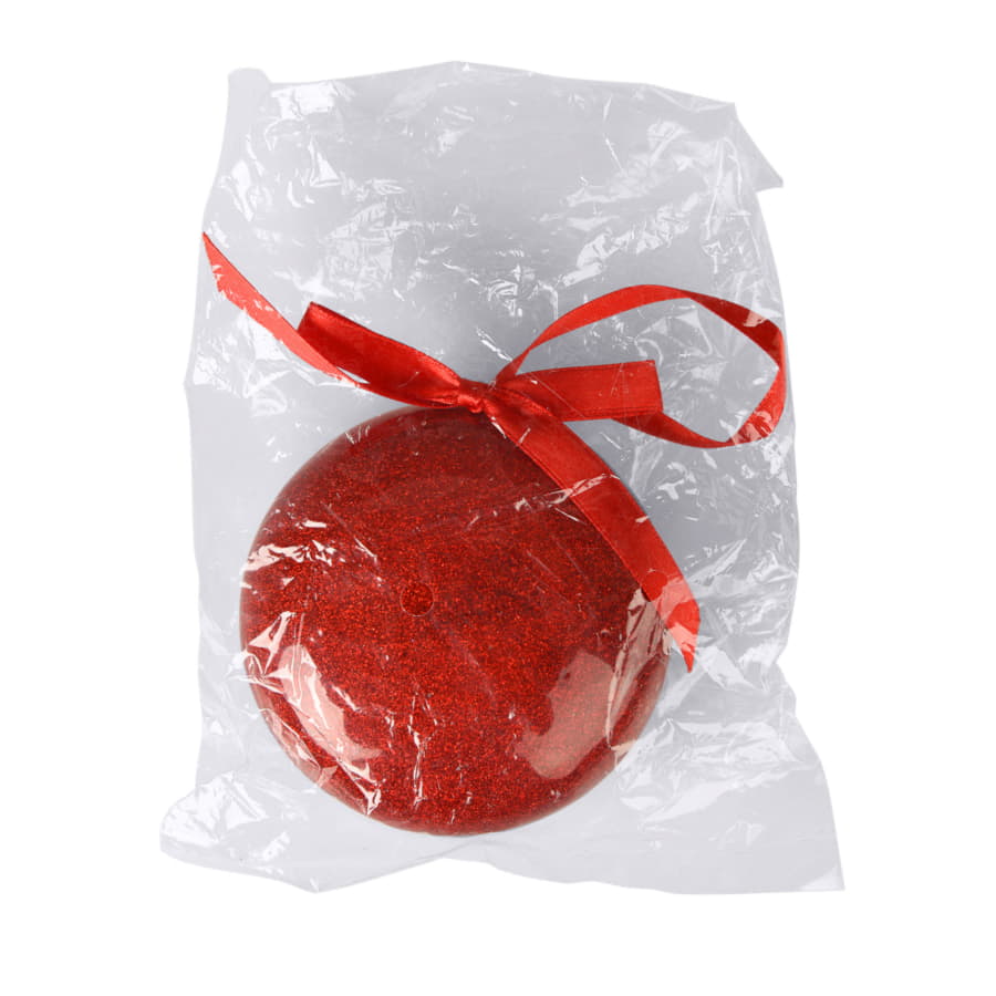 Елочное украшение ПРАЗДНИК, ярко-красный-4