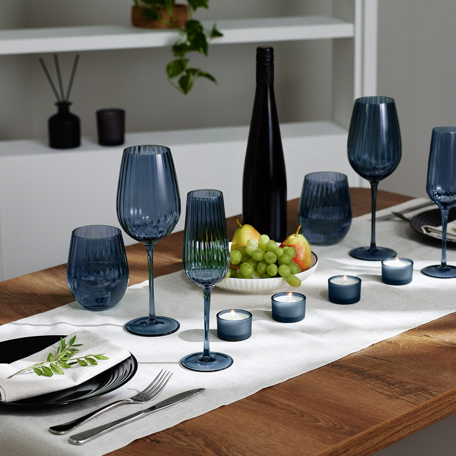 Бокал для вина Toscana, синий-12