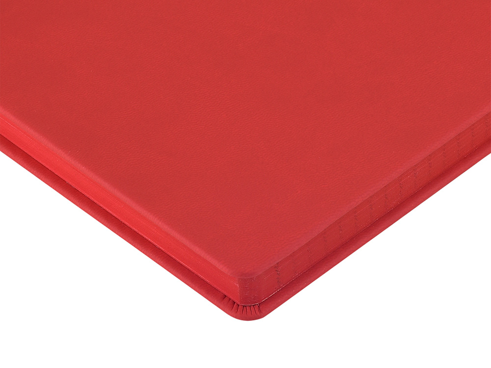 Ежедневник А5 Megapolis Color New soft-touch, красный-2