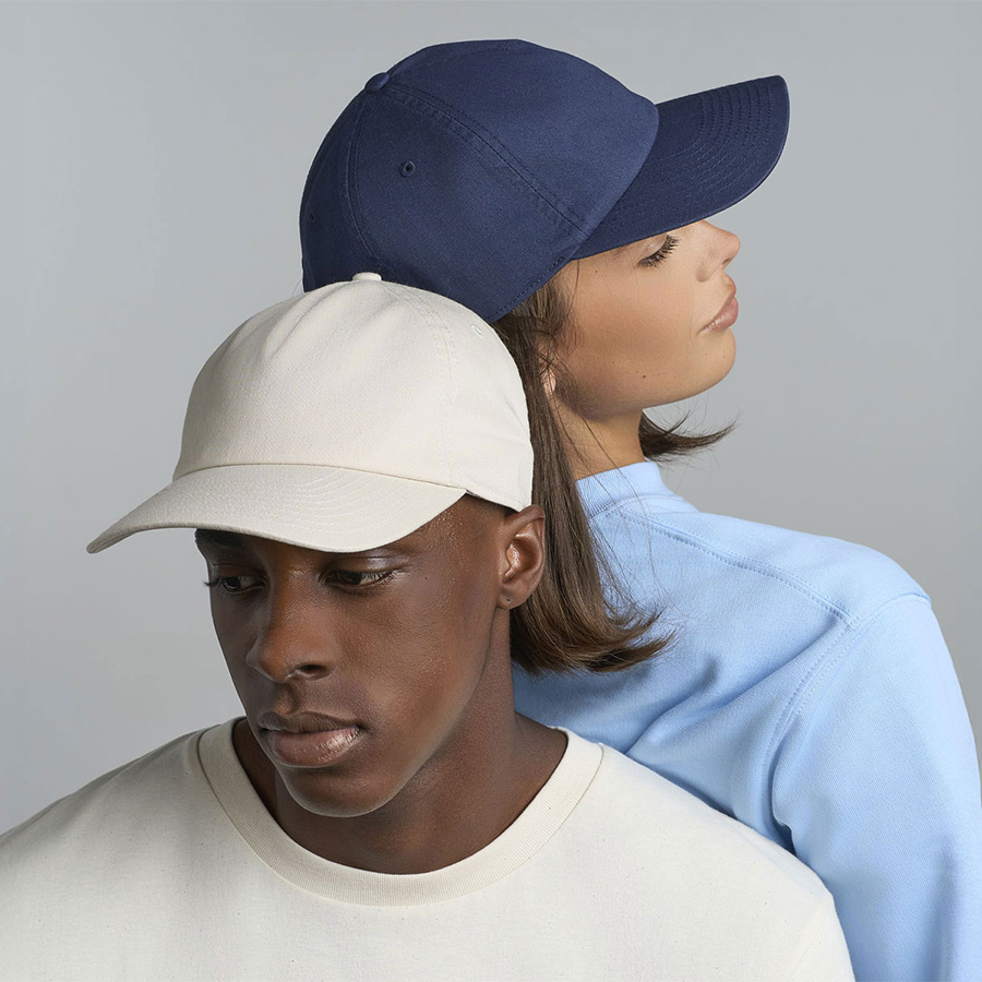 Бейсболка DAD HAT-S, 6 клиньев, металлическая застежка, темно-синий-4