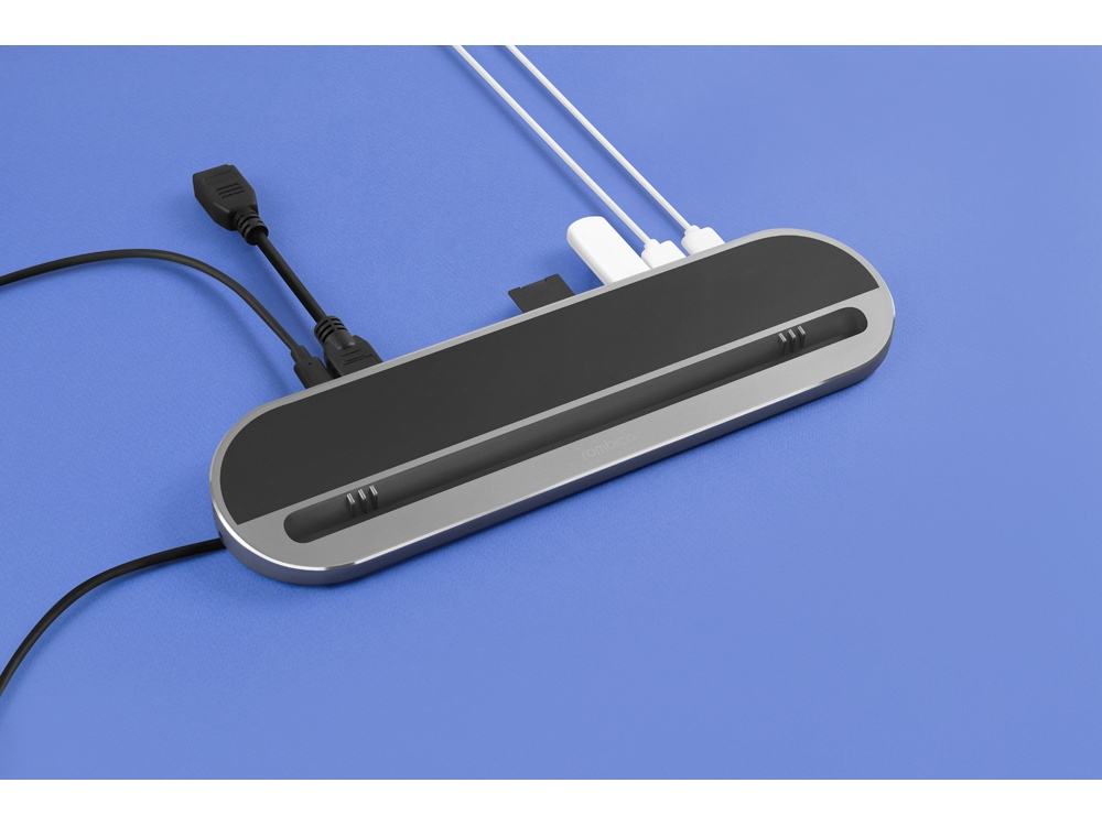 Хаб USB Type-C 3.0 для ноутбуков Falcon, черный-9