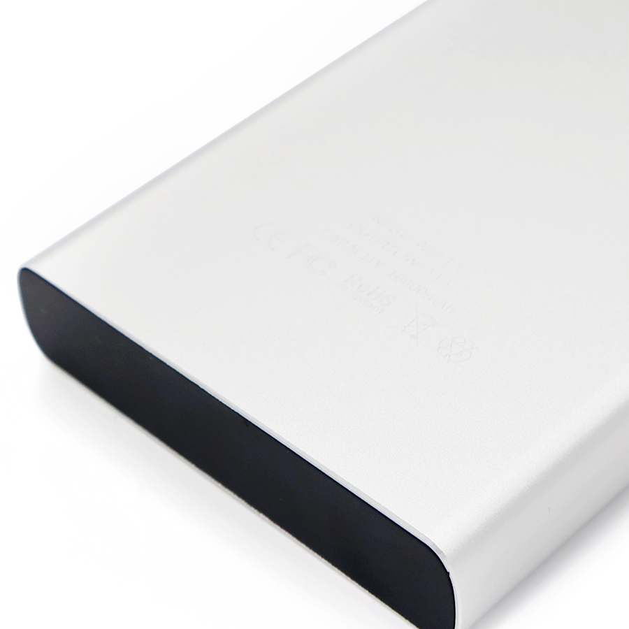 Внешний аккумулятор Höginn в металлическом корпусе, Серый.-3