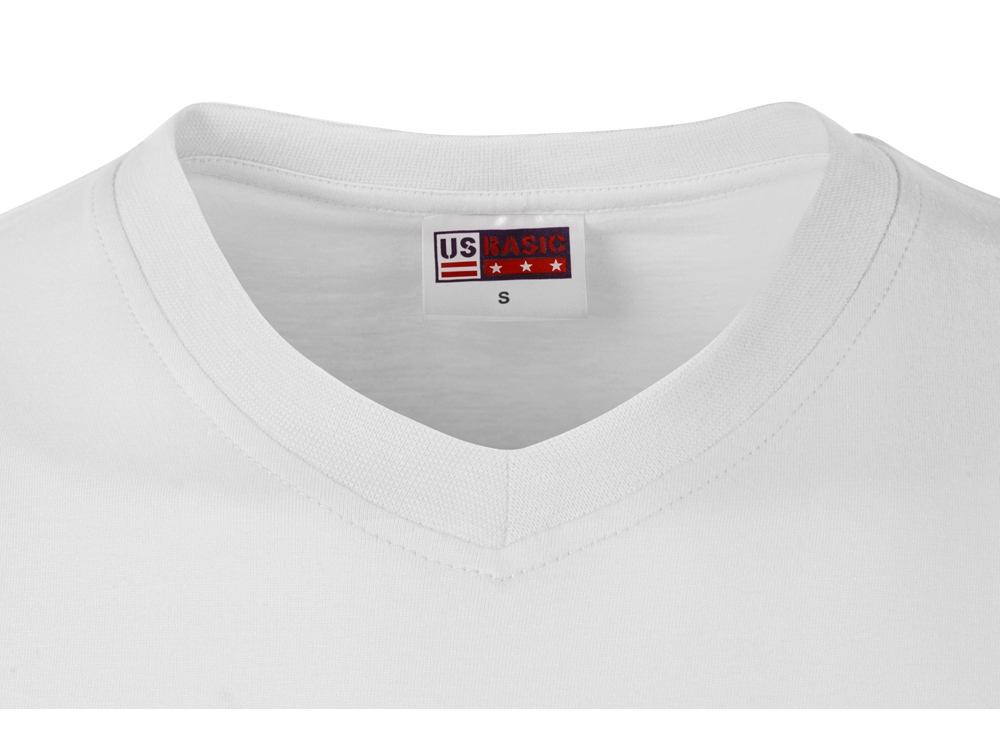 Футболка Heavy Super Club мужская с V-образным вырезом, белый-7