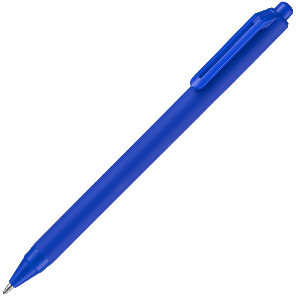 Ручка шариковая Cursive Soft Touch, синяя-0