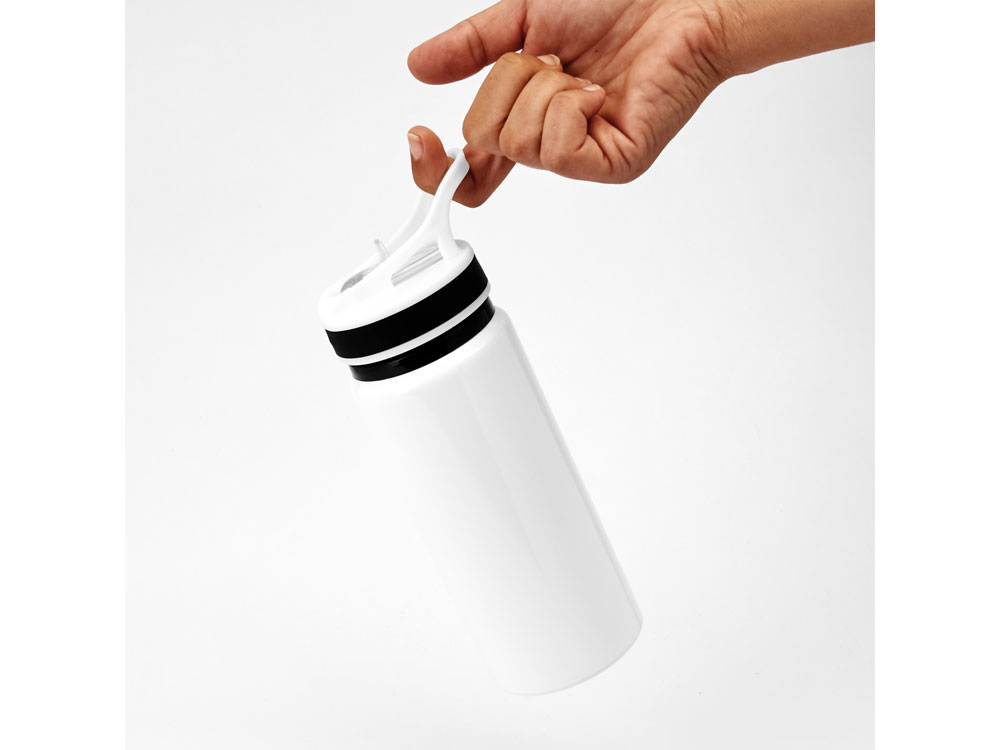 Бутылка алюминиевая с цельнолитым корпусом, 680 мл, белый-1