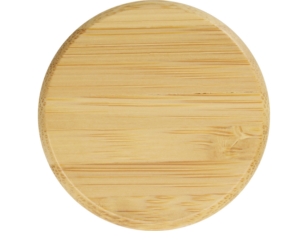 Стеклянная бутылка с бамбуковой крышкой Foggy, 600мл, синий-4