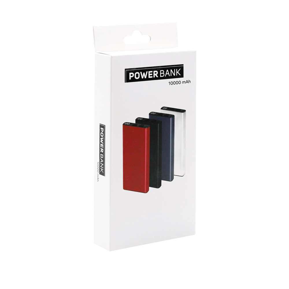 Внешний аккумулятор Höginn в металлическом корпусе, Синий-3