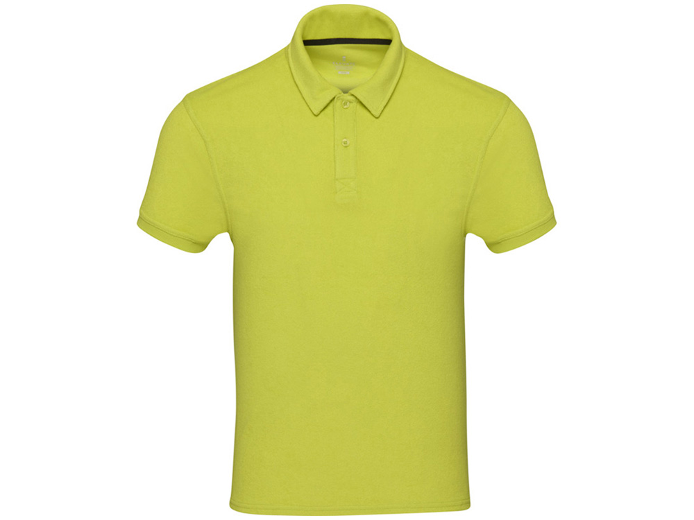 Рубашка поло унисекс Akoya из переработанного махрового материала - Лайм-1