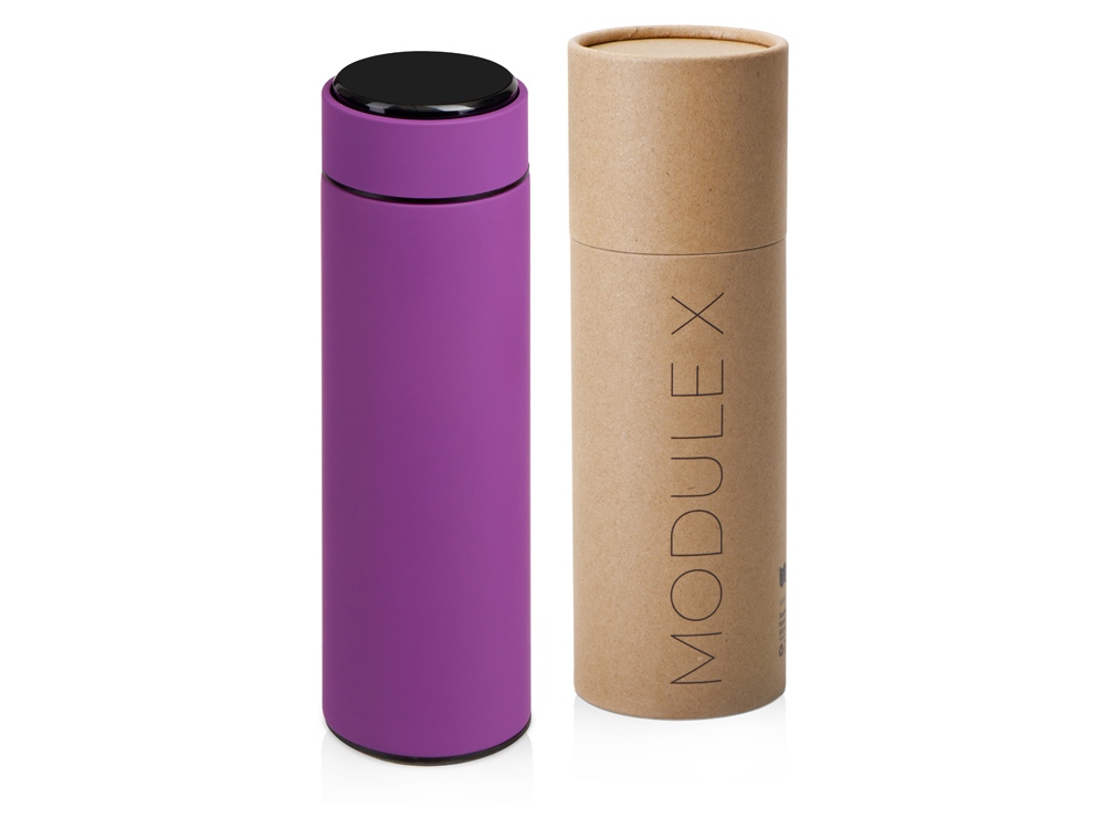Вакуумный термос Module X с индикатором температуры, 500 мл, тубус, фиолетовый 2603C-0