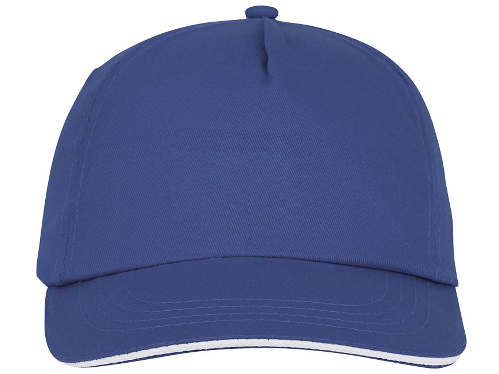 Пятипанельная кепка-сендвич Styx, синий-1