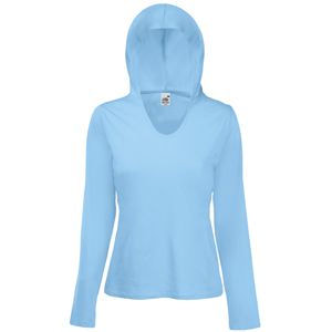 Футболка женская LADY FIT LIGHTWEIGHT HOODED T 135, голубой-0
