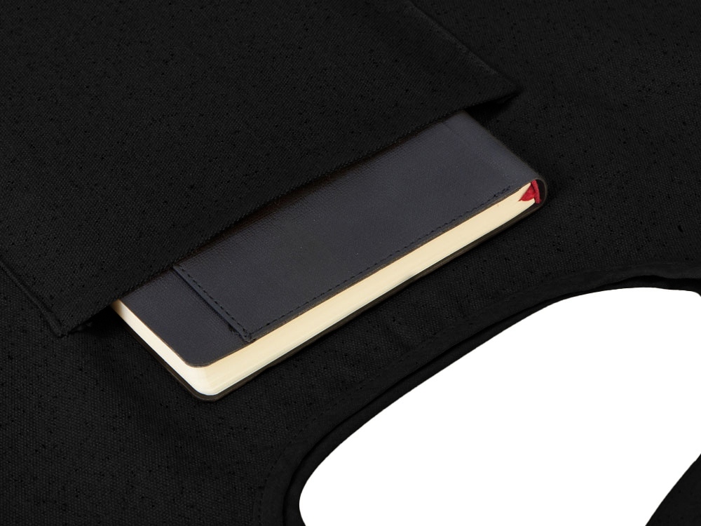 Сумка-шоппер Vest из хлопка 340 г/м2, черный-4