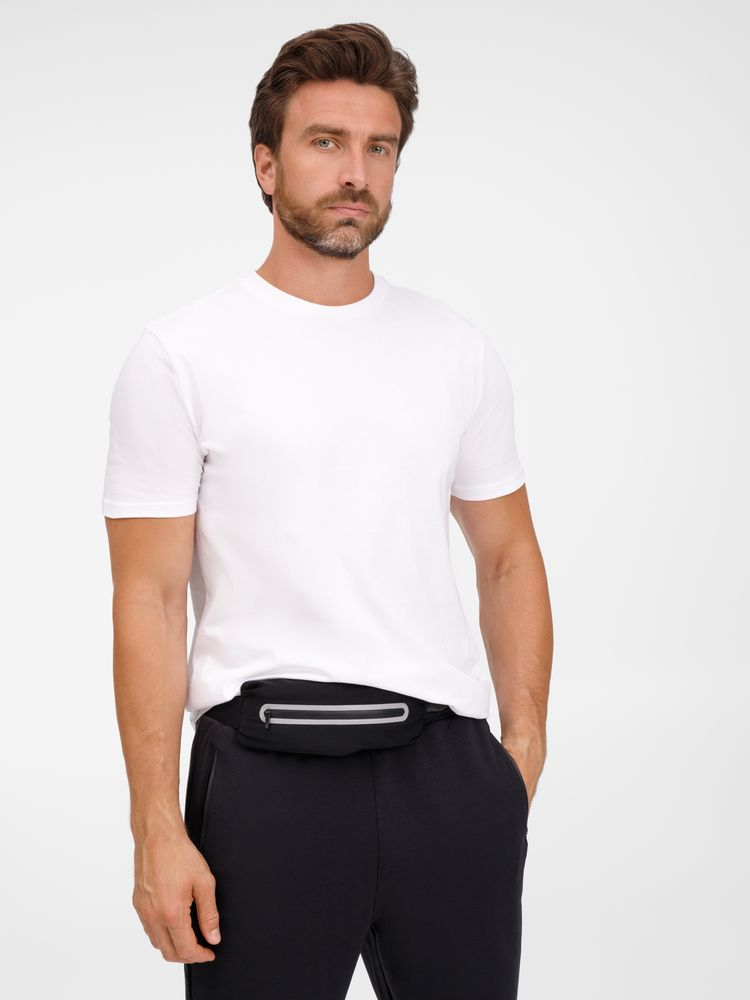 Спортивная поясная сумка Springa, черная-5