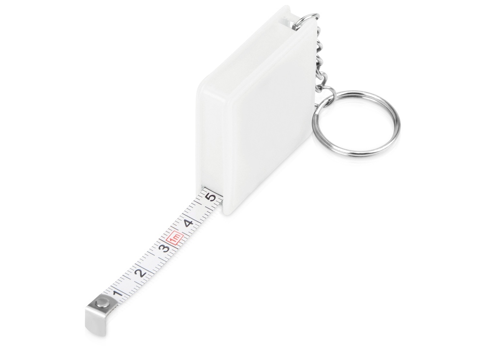 Брелок-рулетка, 1 м., белый-1