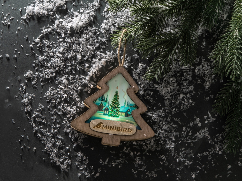 Подвеска с подсветкой, елочка-8